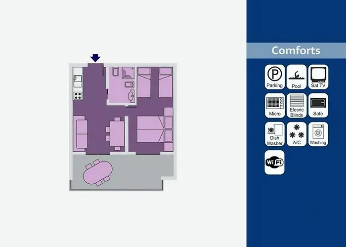 Residenza Bright Star Executive Fuer 6 Personen Daire *